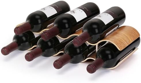 VAlinks 2 Tier 7 Bottle Wave Willow Wine Rack