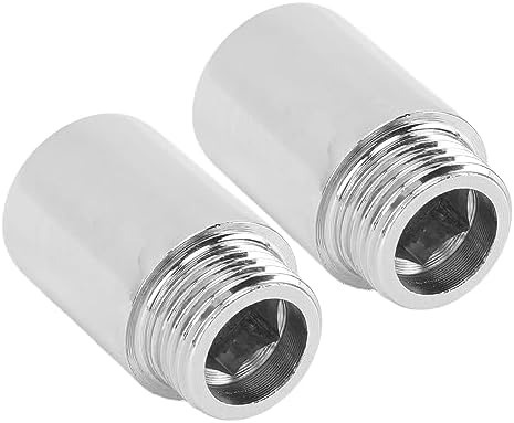 Chrome Plated Shower Arm Extension 2Pcs