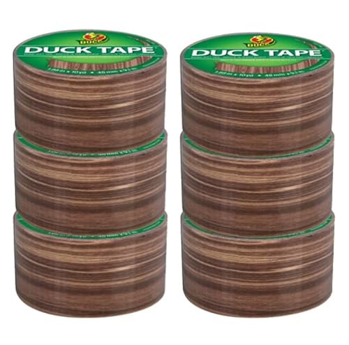 Duck Brand Woodgrain Duct Tape 6-Roll