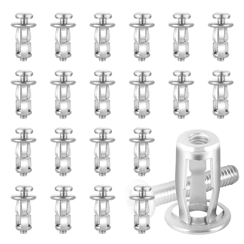 20Pcs M6 x 25 Hollow Door Anchor Set