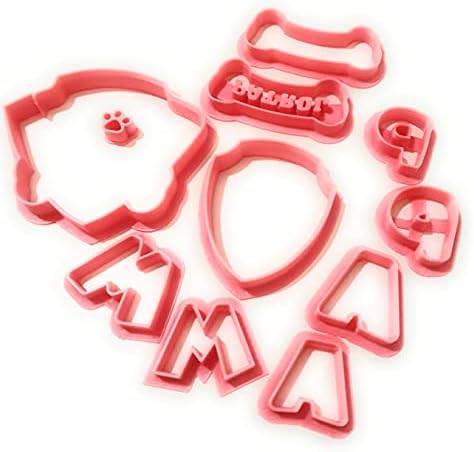 T3D 11pcs Paw Cookie Cutters for Baking and Fondant
