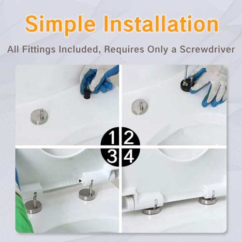 YAFIYGI Toilet Seat Bolts Replacement Kit 2Pcs