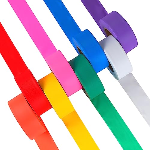 12 Pack Fluorescent Pink Safety Flagging Tape 1 in x 150 ft
