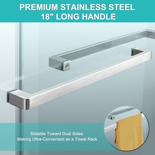 MoSweet Milano Double Sliding Shower Door 54x74 1