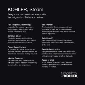 Kohler K-5557-SN Steam Generator Control Kit Vibrant Polished Nickel