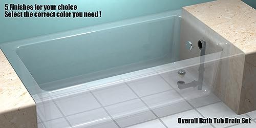 Artiwell 1-12 Black Tubular Bath Drain Kit
