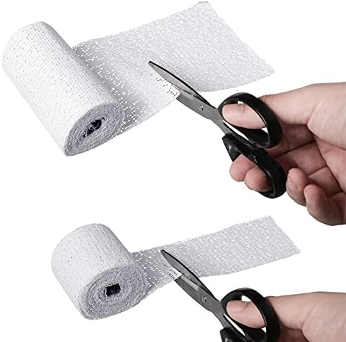 Nuanchu 6 Rolls Plaster Cloth Gauze Bandage for Casting