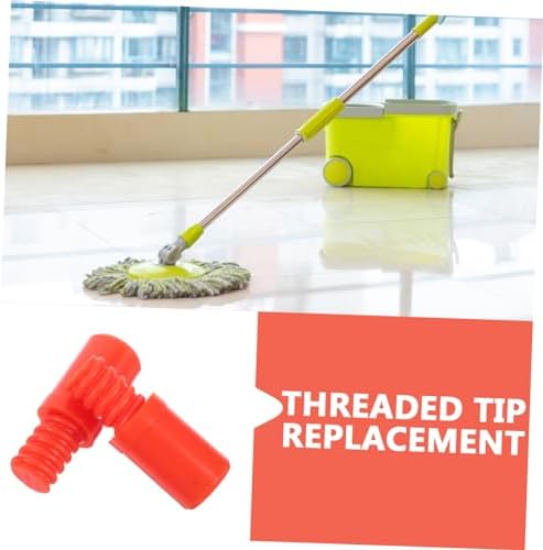 2PCS Threaded Tip Adapter for Broom and Mop Handles