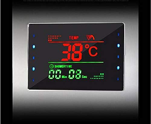 Gougeltd Waterfall Shower Panel with Massage Jets