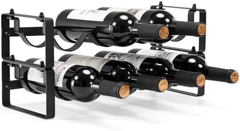 Stackable Wine Rack with 3 Installation Styles