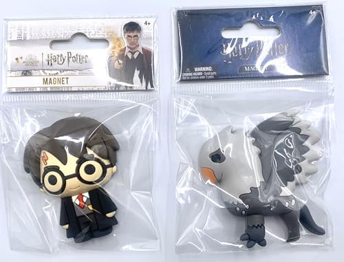 Harry Potter 2 Piece Chibi 3D Foam Magnet Set - Harry Buckbeak