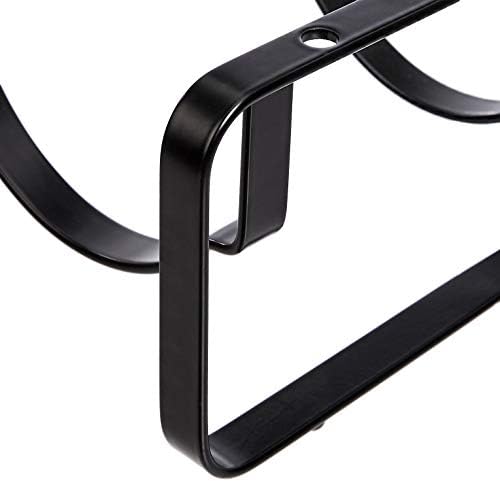 Amazon Basics 4-Bottle Metal Wine Rack - Black