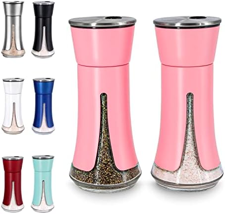 Pink Salt and Pepper Shakers Set by Aelga