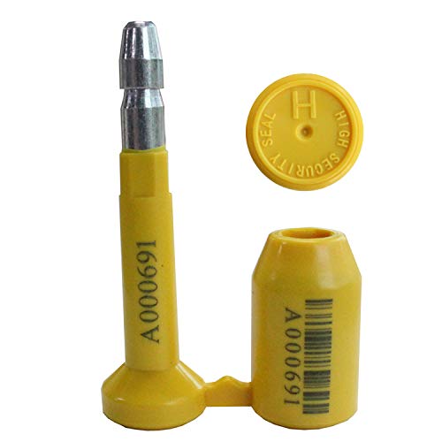 TamperSeals Group High Security Bolt Seals HSS-007 10-Pack Yellow
