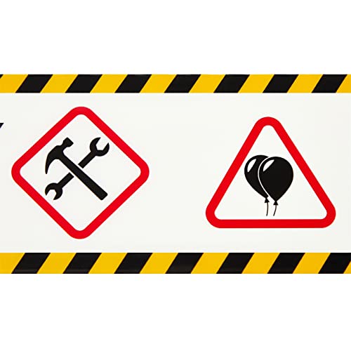 BLUE PANDA 3 Pack Birthday Caution Tape Rolls - 100ft Length 3in Width
