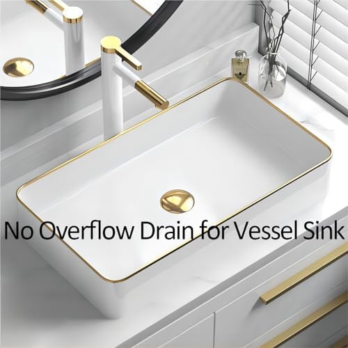 Yodel Bathroom Sink Drain - No Overflow Polish Gold 1 58 Opening