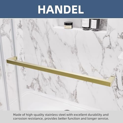 Frameless Shower Door 55-59 x 72 Reversible Installation