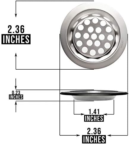 OFXDD Sink Hair Catcher 25 Modern Stainless Steel Drain Strainer