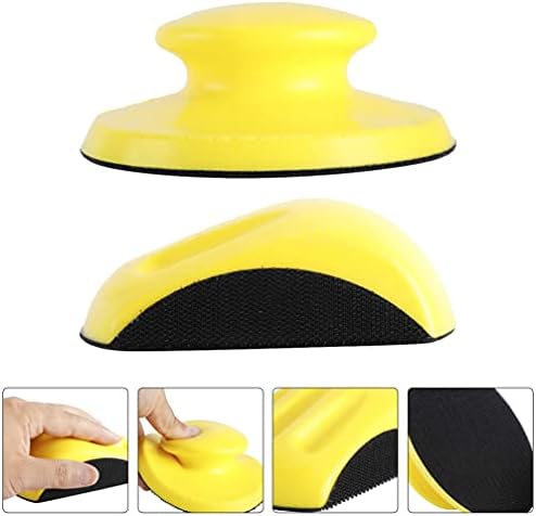 Baluue 2PCS Yellow Sanding Backing Pad with Hook and Loop