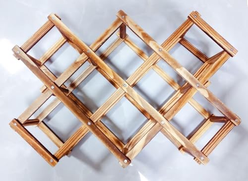 LoongZDD Foldable Wine Rack Organizer 1