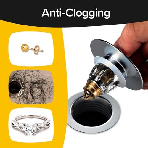 Mer-maid Drain Magic AS-SEEN-ON-TV Drain Stopper No Tools