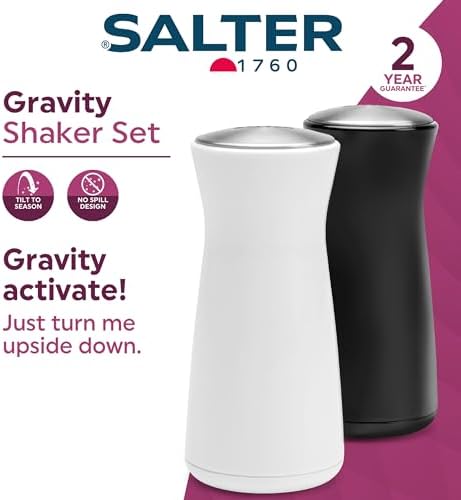 Salter BW12947EU7 Gravity Salt Pepper Shaker Set 1