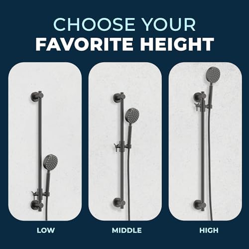 HammerHead Showers All Metal Slide Bar 275 Inch Adjustable