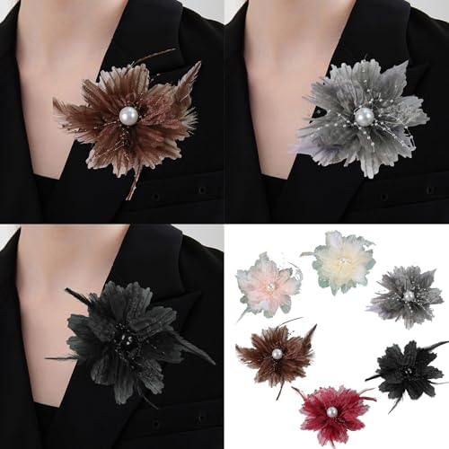 3D Fabric Flower Patches for Costume and Dress Customization