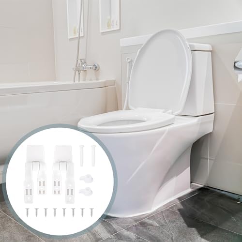 Hariendny 2 Pack Toilet Seat Hinge Replacement Kit