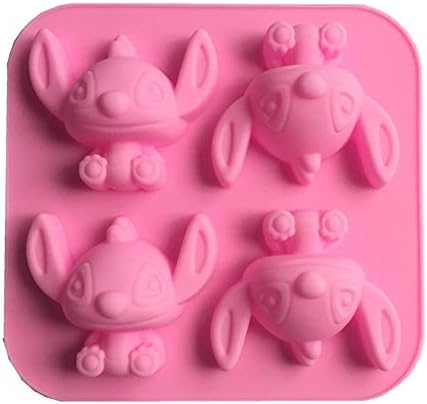 Cute 4-Hole Anime Baby Silicone Mold Tool
