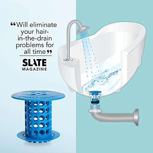 TubShroom Drain Protector Hair Catcher Blue