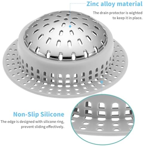 Aluvor Drain Hair Catcher - Large Anti-Rust Non-Slip