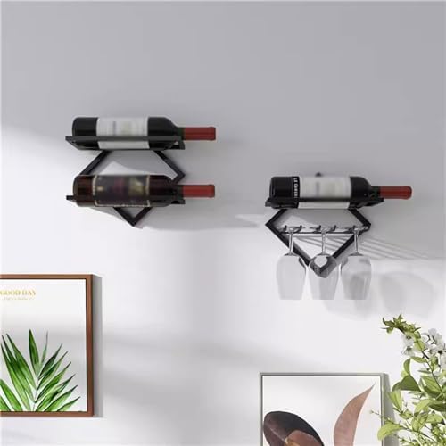 DYPA-AF12 Space-Saving Wine Glass Holder Wall Mount