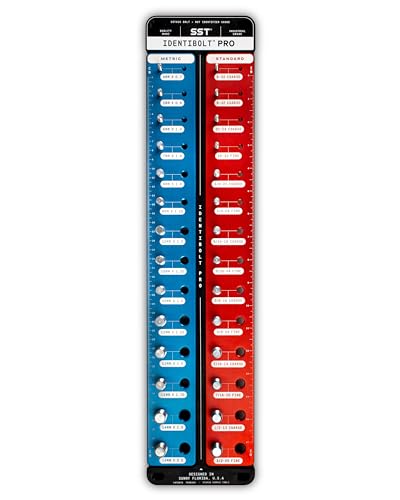 Identibolt PRO Thread Checker - 28 Sizes Metric Imperial Magnetic Mount