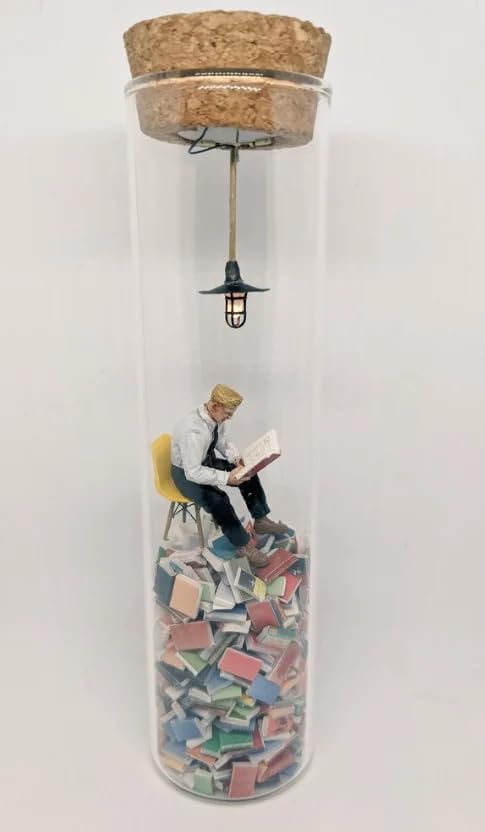 YONGYUN Test Tube Book Decor 112 Scale Resin Art