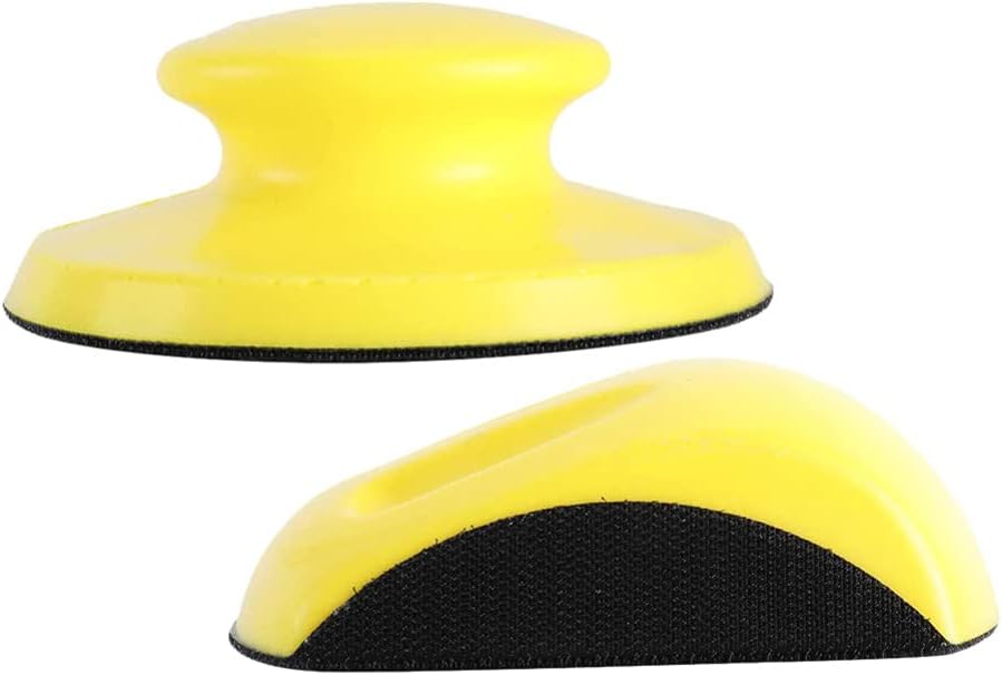 Baluue 2PCS Yellow Sanding Backing Pad with Hook and Loop