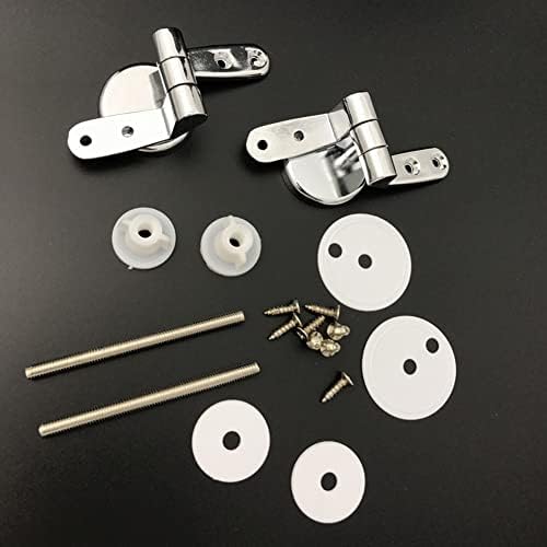 Zinc Alloy Toilet Seat Hinge Fixings Set with Bolts