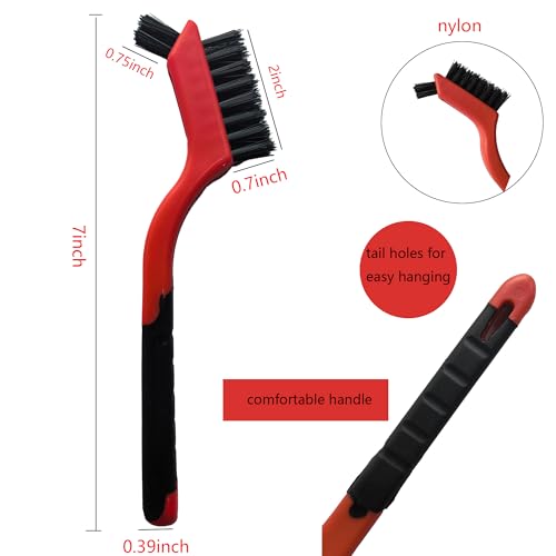 6-Pack Nylon Cleaning Brushes for Delicate Surfaces and Daily Use 1