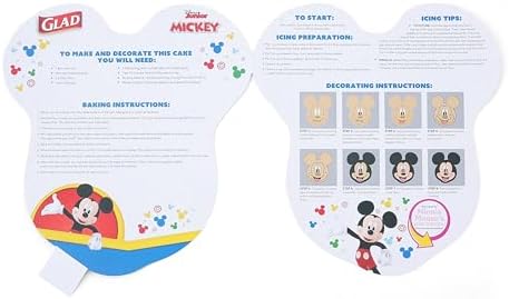 Glad Disney Mickey Mouse Minnie Mouse Cake Pans 2 Count