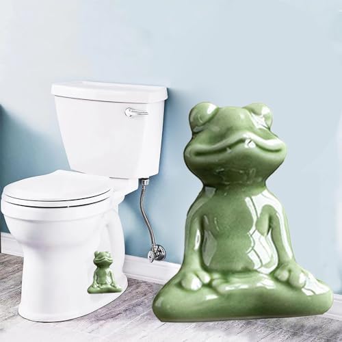 2PCS Cute Frog Toilet Bolt Caps Adorable Bathroom Decor