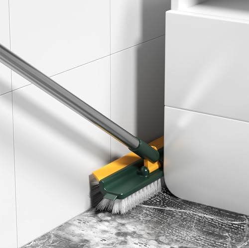 Lovskoo 2 in 1 V-Shape Scrub Brush with Long Handle