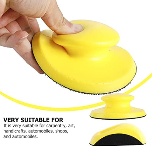 Baluue 2PCS Yellow Sanding Backing Pad with Hook and Loop