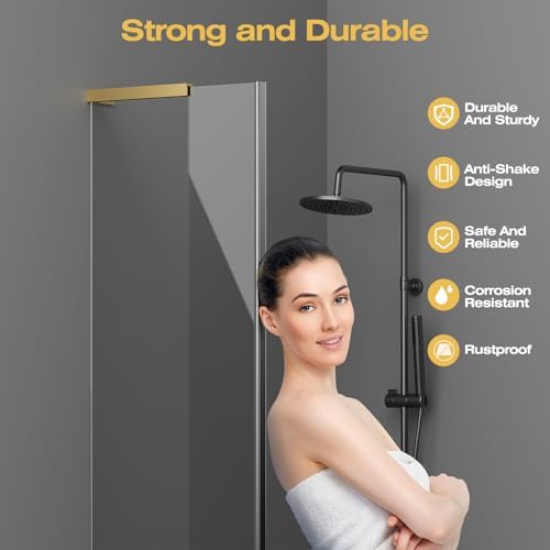 Heavy Duty Glass Clamp Support Bracket for Frameless Shower Doors