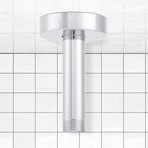 CRBWXONLIFE Straight Shower Arm G12in Stainless Steel Ceiling Mounted Shower Accessories