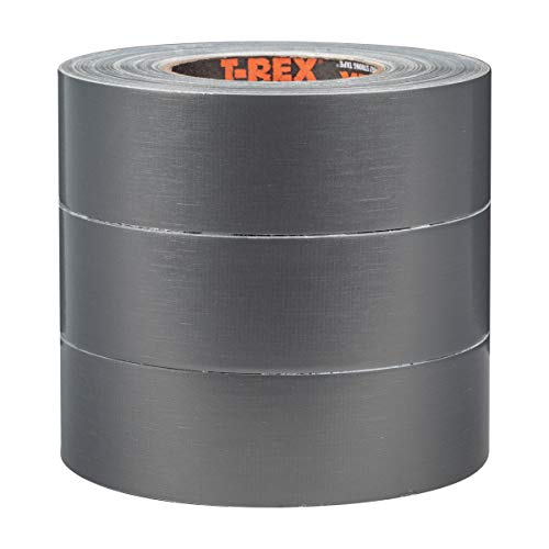 T-Rex Ferociously Strong Duct Tape 35yd x 188 3-Rolls Gunmetal Gray