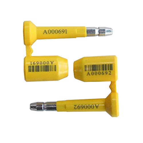 TamperSeals Group High Security Bolt Seals HSS-007 10-Pack Yellow