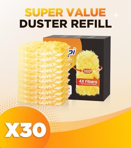 30 Count Rekopi Heavy Duty Duster Refills for Swiffer