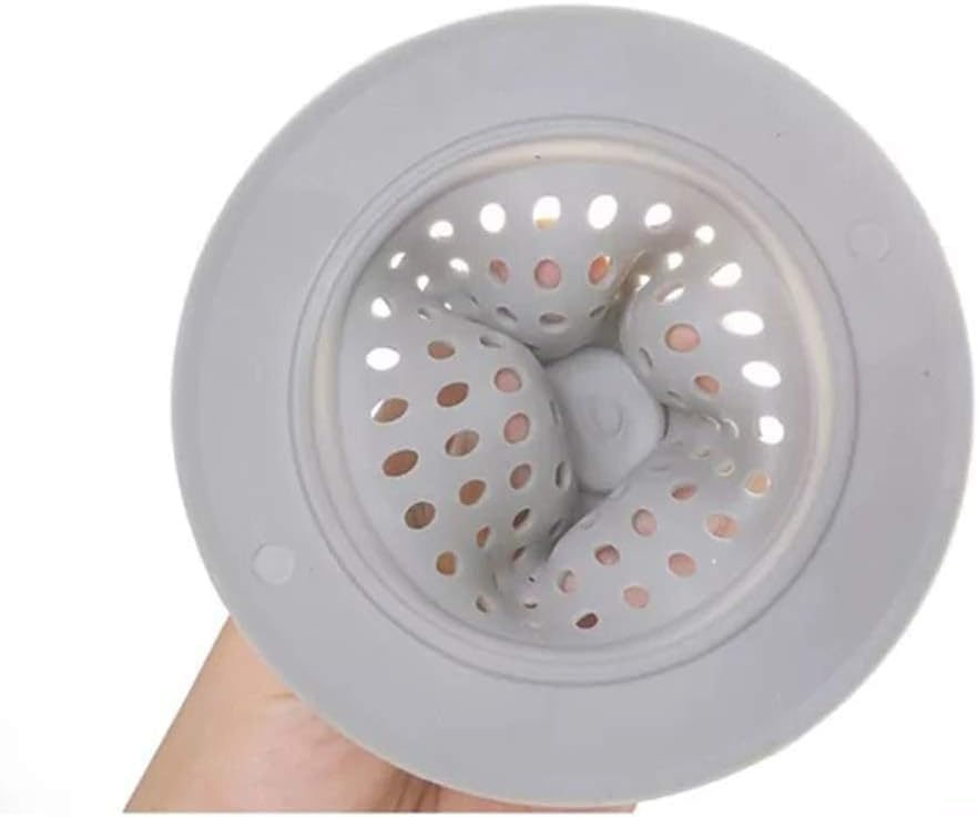 3Pcs Pink Drain Strainer for Kitchen and Floor Drains