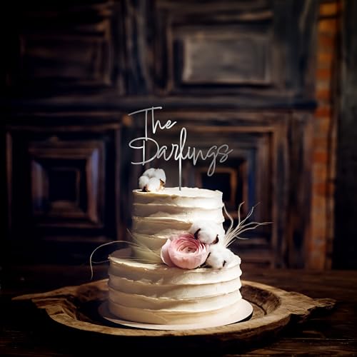 Handmade Wedding Cake Topper Custom Rustic Design