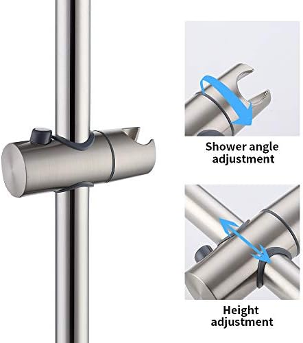 KES Shower Slide Bar with Adjustable Handheld Holder